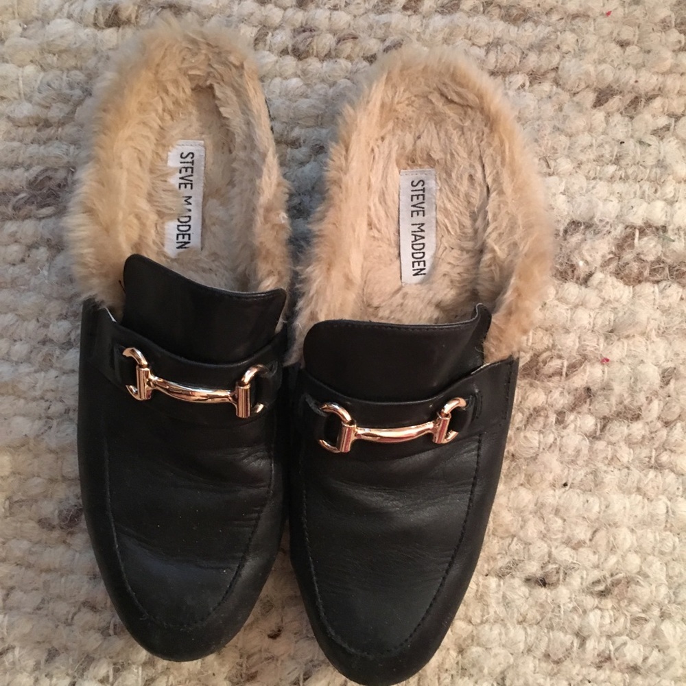 Fur lined slides